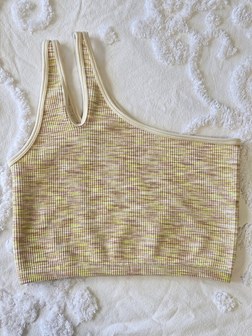 NWOT OFFLINE Aerie Seamless One Shoulder With Cutout Detail Bra/Crop Top Sz M